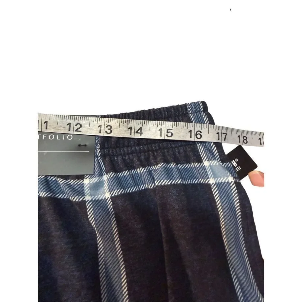 Perry Ellis Men’s Sleepwear soft pants Sz L Blues NWT